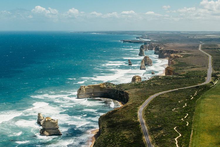 グレートオーシャンロード (Great Ocean Road) 美しい海岸道路