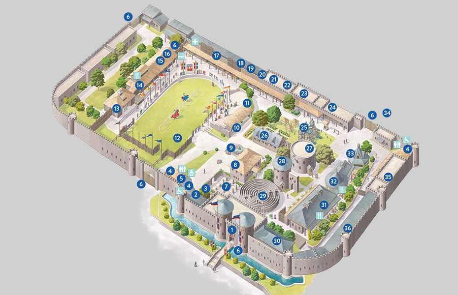 Kryal Castle Map