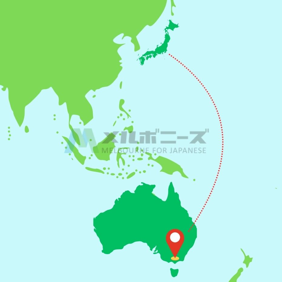 Japan to Melbourne